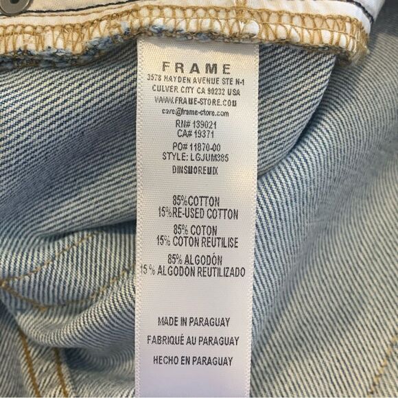 Frame patchwork jeans le garcon Size 28 - Picture 10 of 10